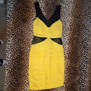 Yellow Y2K Mini Dress